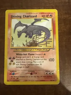 Pokemon TCG Shining Charizard 107/105 Neo Destiny 2000 Holo Rare MP/HP - Image 5