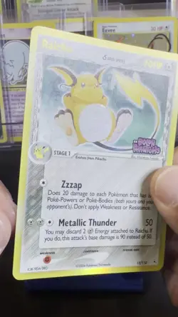 Pokemon Raichu Delta Species Reverse Holo Rare 15/110 EN - Image 2