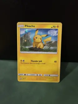 Pikachu SM183 - Sun & Moon Black Star Promo - Holo Pokemon TCG - Image 1