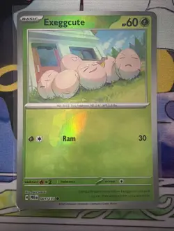 Exeggcute (Poke Ball Pattern) 001/131 Holo Prismatic Evolutions Pokemon Holo NM - Image 1