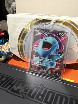 Pokemon TCG Wobbuffet v 191/202 Sword & Shield Ultra Rare Full Art NM Condition - Image 1