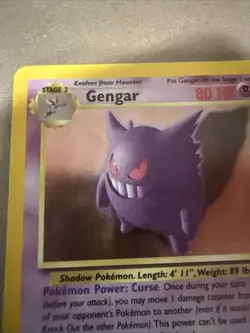 Gengar 5/62 Fossil Unlimited - Holo Rare - 1999 WOTC Pokemon - Image 2
