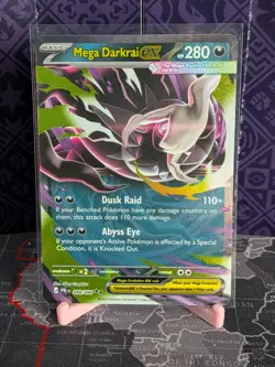 Mega Darkrai ex - Pitch Black - Pokemon TCG - Near Mint - Image 1