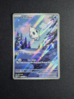 2025 Pokemon White Flare Vanillite IR 111/086 NM - Image 1