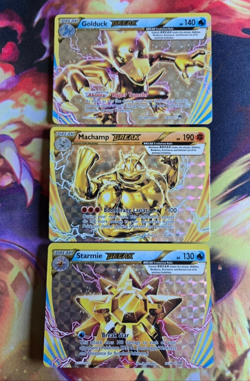 Pokemon TCG XY BREAK Holo Lot 3 Golduck Machamp Starmie - Image 1