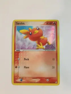 Torchic 83/110 Common Holon Phantoms Pokemon Reverse Holo STAMPED - Image 1