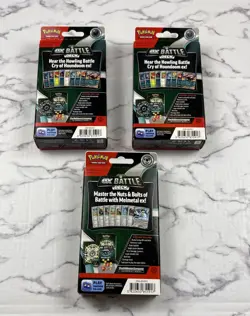 Pokemon Houndoom EX Battle Deck Factory Sealed & EX Battle Melmetal (Lot Of 3) - Image 5