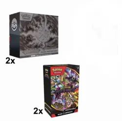 *PRESALE* Pokemon Pitch Black Pokemon Center ETB 2x and Booster Bundle 2x - Image 1