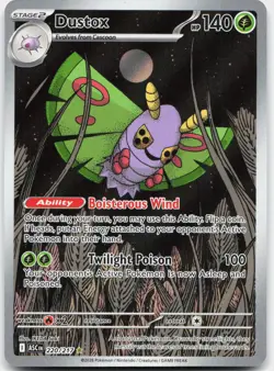 Dustox 220/217 Illustration Rare Ascended Heroes Pokemon Holo Near Mint - Image 1