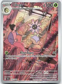 Lileep 145/142 Illustration Rare Stellar Crown Pokemon Holo Near Mint - Image 1
