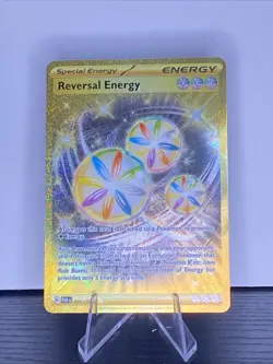 Reversal Energy 266/182 Paradox Rift Hyper Rare Gold Secret Rare Pokemon TCG - Image 1