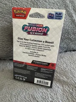RARE Pokemon Sword & Shield Fusion Strike 3 Booster Packs SEALED Box Walmart - Image 2