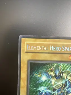 Yugioh Elemental Hero Sparkman EHC2-EN001 Secret Rare Limited Edition NM - Image 2