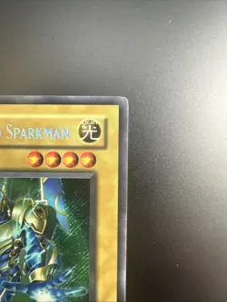 Yugioh Elemental Hero Sparkman EHC2-EN001 Secret Rare Limited Edition NM - Image 3