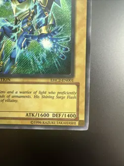 Yugioh Elemental Hero Sparkman EHC2-EN001 Secret Rare Limited Edition NM - Image 5