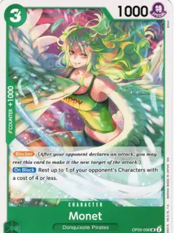 OnePiece Awakening of the New Era #OP05-036 Monet - Image 1