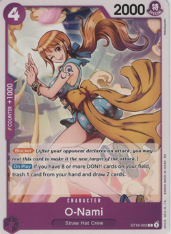Starter Deck 18: PURPLE Monkey.D.Luffy #ST18-002 O-Nami - Image 1