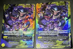 One Piece Marshall.D.Teach OP16-119 SEC TCG English The Time Of Battle X2 WOW!! - Image 1