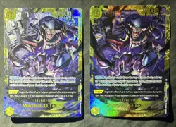 One Piece Marshall.D.Teach OP16-119 SEC TCG English The Time Of Battle X2 WOW!! - Image 2