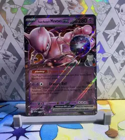 Pokemon TCG Team Rocket's Mewtwo ex SVP 216 Black Star Promo English NM - Image 1
