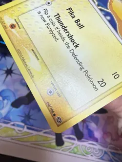 Pikachu 60/106 EX Emerald Common Pokemon Card DMG - Image 4