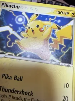 Pikachu 60/106 EX Emerald Common Pokemon Card DMG - Image 5