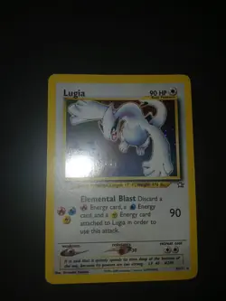 Pokemon TCG Lugia Neo Genesis Holo Rare Vintage Card 9/111 Unlimited LP/NM 9/111 - Image 3