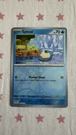 Spheal 043/191 Surging Sparks Reverse Holo Pokemon TCG Card - Image 1
