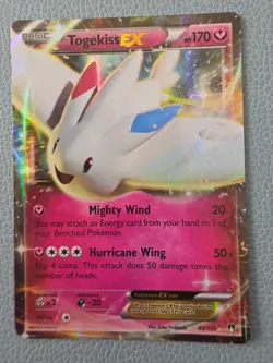 Pokemon TCG Togekiss-Ex Holo Rare Card Breakpoint 83/122 NM - Image 1