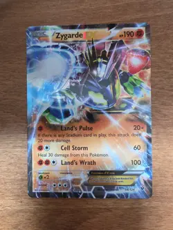 Pokemon TCG Zygarde EX Fates Collide Holo Rare Card 54/124 - Image 1