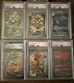 Pokemon Illustration Rare Card Lot Value Over $1,100 30 Cards Including Slabs - Image 4