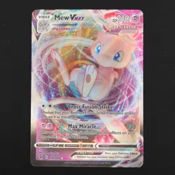 Pokemon TCG Card Mew VMAX 114/264 Fusion Strike Ultra Rare - NM - Image 1