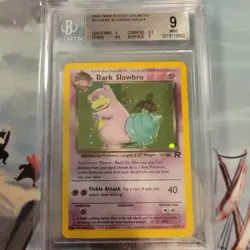 Dark Slowbro Team Rocket 12/82 Holo Rare Pokemon Card Unlimited BGS 9 MINT WOTC - Image 1