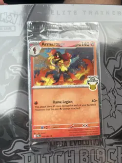 Armarouge Pokemon Best Buy Promo Card 2026 Pre-release Pitch Black US SELLER - Image 1