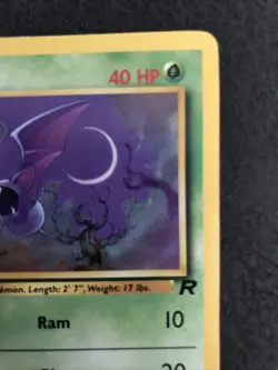 Pokemon Team Rocket Unlimited 70/82 Zubat Common LP - Image 3