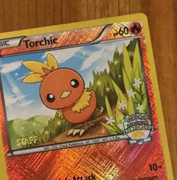 Torchic 12/111 - STAFF, VLP, State Championships, Pokemon League Promo TCG Card - Image 2