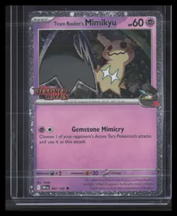 Team Rocket's Mimikyu (Prerelease) #087/182 Miscellaneous Cards & Products Holo - Image 1