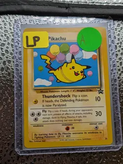 Pokemon TCG Flying Pikachu #25 Vintage Black Star Promo Card - Image 3