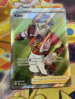 Kabu 186/189 Darkness Ablaze Ultra Rare Holo Pokemon TCG Card NM - Image 1