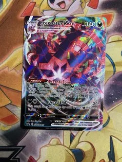 Eternatus Vmax SWSH045 NM Full Art Promo Rare Pokemon Card - Image 1