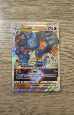 Lucario VSTAR SWSH214 SWSH: Sword & Shield Promo Cards Holo - Image 1