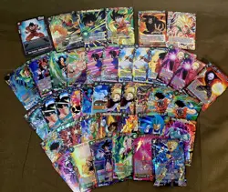Dragon Ball Super Card Game TCG Lot Of 42 Cards-Holos Foils Rares SR Promo - Image 1