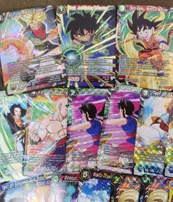 Dragon Ball Super Card Game TCG Lot Of 42 Cards-Holos Foils Rares SR Promo - Image 3