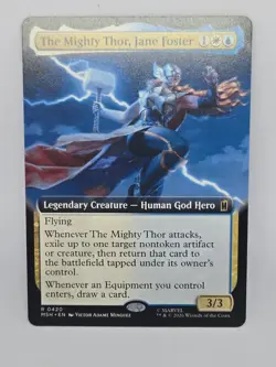 The Mighty, Thor, Jane Foster 0420 Marvel Borderless MTG NM - Image 1