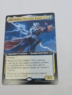 The Mighty, Thor, Jane Foster 0420 Marvel Borderless MTG NM - Image 3