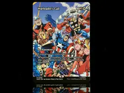 Warleader’s Call #96 Mythic (Borderless Non-Foil) - MTG Marvel Super Heroes - Image 1