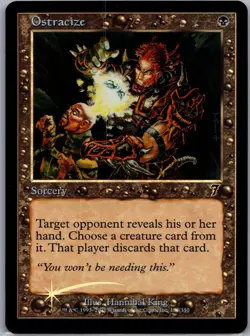Ostracize 153 Common 7th Edition Magic: The Gathering Foil Lightly Played - Image 1