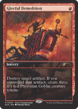 Gleeful Demolition - 36 / English / Near Mint MTG - Image 1