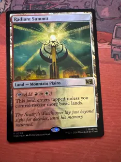 Radiant Summit (Surge Foil) 258 Commander: Marvel Super Heroes NM - Image 1