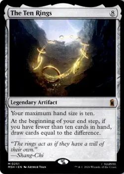 The Ten Rings 251 Mythic Marvel Super Heroes Magic: The Gathering Near Mint - Image 1